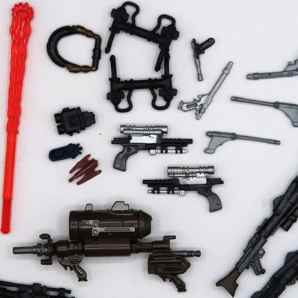 Hasbro Star Wars Episode 1-3 Accessories Mixed Lot Set of 30 Weapons Vintage